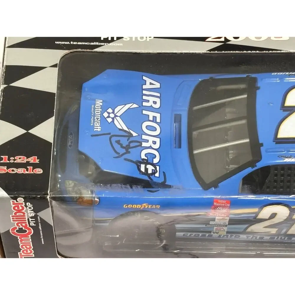 Ricky Rudd 2004 Air Force Ford Taurus 1/24 #21 Team Caliber Pit Stop Signed